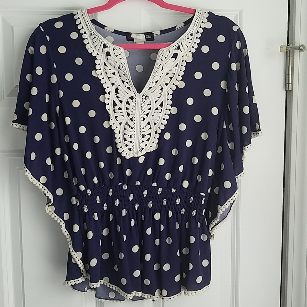 Polka dot top